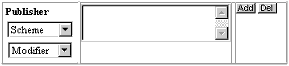 Repeatable field with scheme and modifier